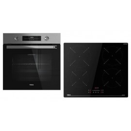 TEKA HSB 6450 SS & IBC 64110 SSM BK Σετ Εντοιχιζόμενος Φούρνος & Εστία 70lt
